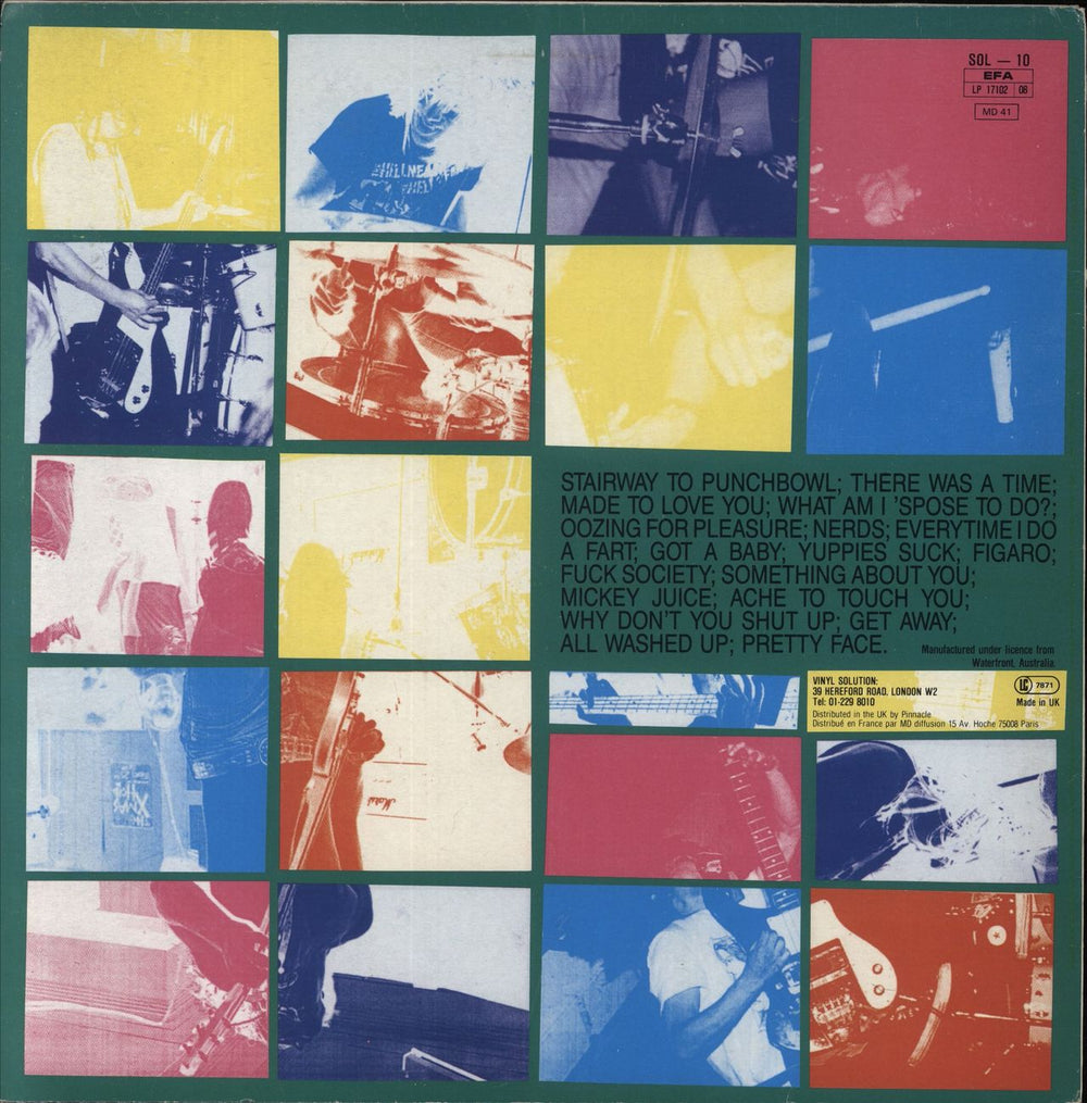 Hard-Ons Dick Cheese UK vinyl LP album (LP record)