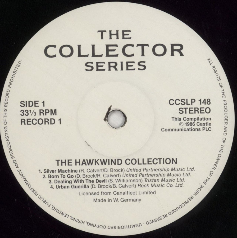 Hawkwind The Hawkwind Collection German 2-LP vinyl record set (Double LP Album) HWK2LTH372080