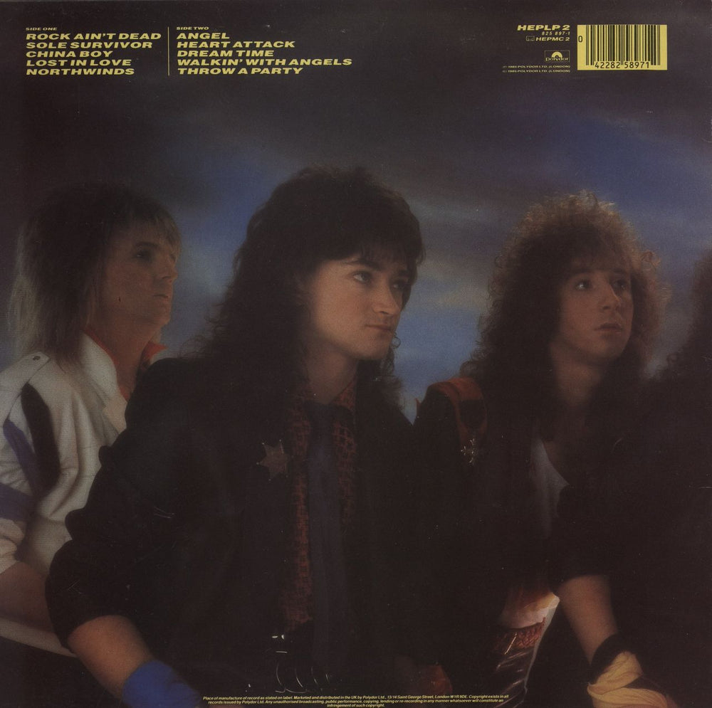 Heavy Pettin Rock Ain't Dead UK vinyl LP album (LP record) 042282589712