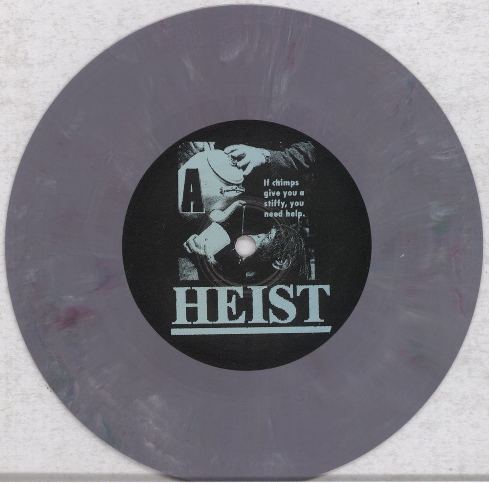 Heist Pain Is Causing Life - Purple Marble Vinyl US 7" vinyl single (7 inch record / 45) 64N07PA835638