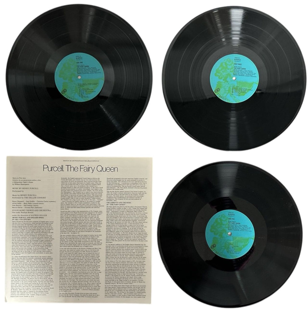 Henry Purcell Purcell: The Fairy Queen Australian Vinyl Box Set PZ5VXPU862533