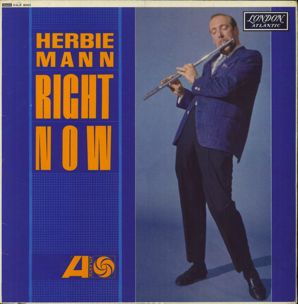 Herbie Mann Right Now UK vinyl LP album (LP record) HA-K8043