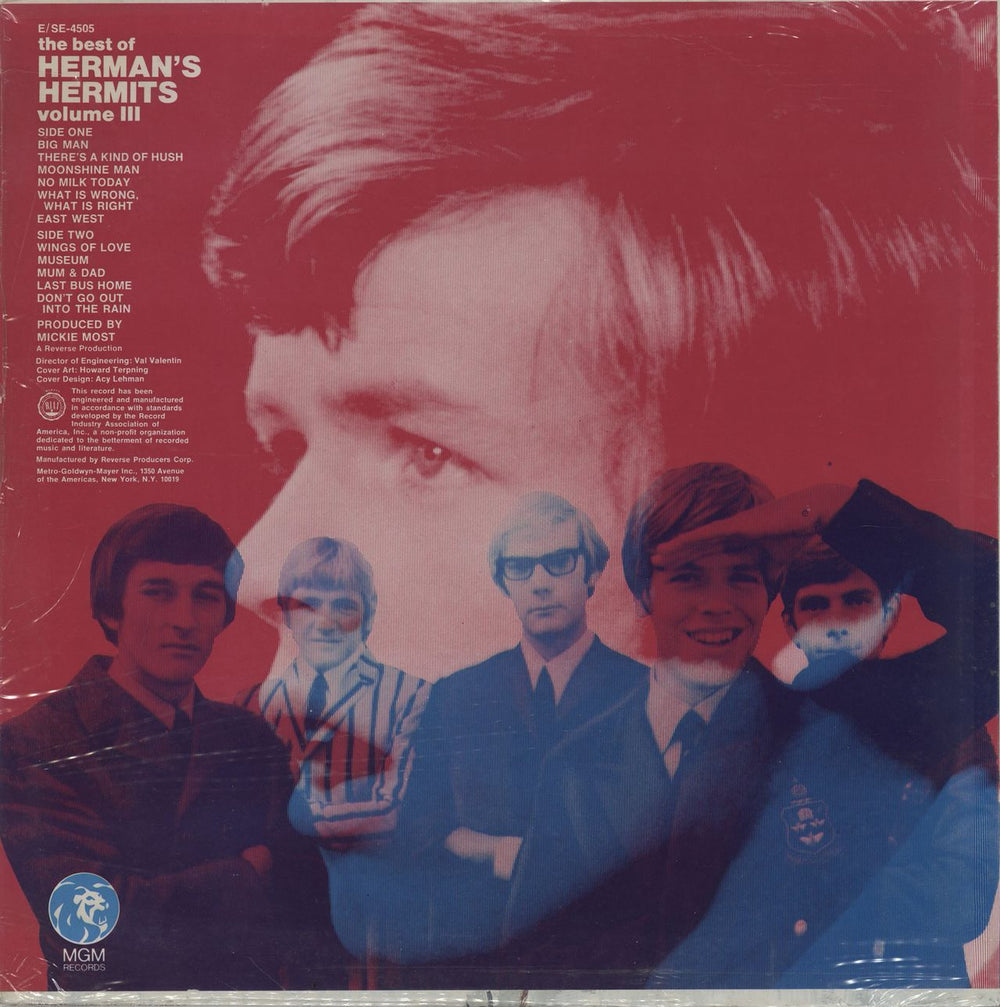 Herman's Hermits The Best Of Herman's Hermits Volume III - Sealed US vinyl LP album (LP record)