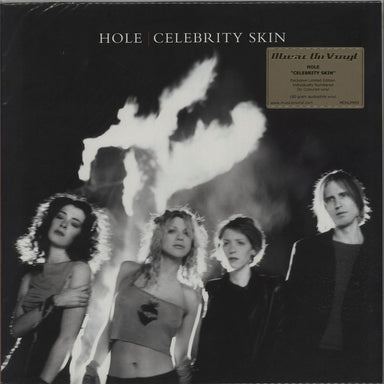 Hole Celebrity Skin - 180gm Yellow/Red Flame Vinyl - Sealed UK vinyl LP album (LP record) MOVLP999