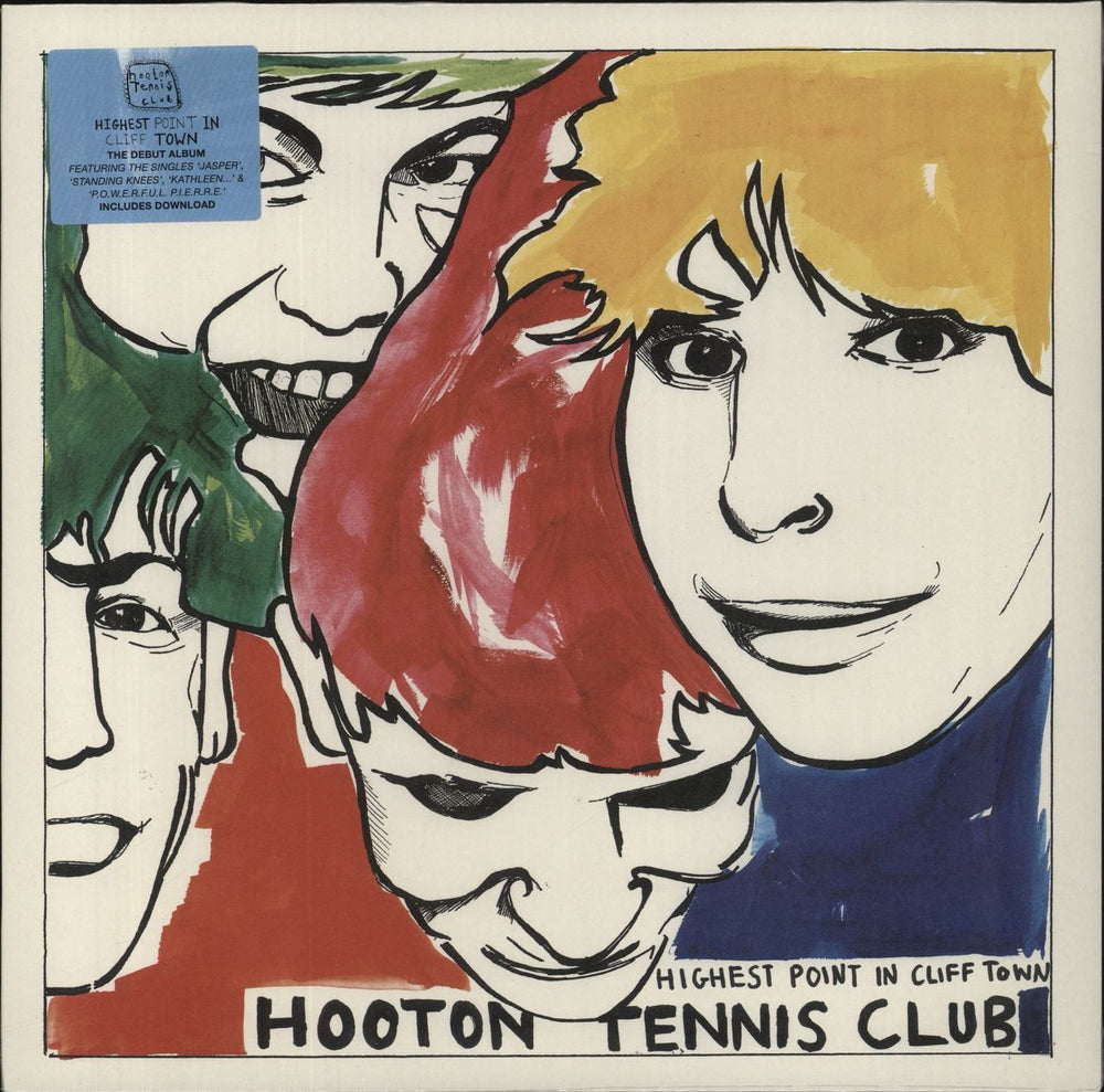 Hooton Tennis Club Highest Point In Cliff Town - Black Vinyl - Sealed UK vinyl LP album (LP record) HVNLP119