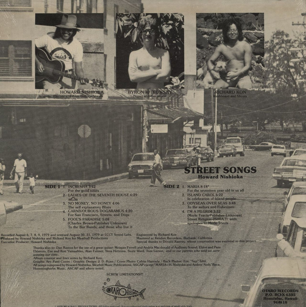 Howard Nishioka Street Songs - Sealed US vinyl LP album (LP record)