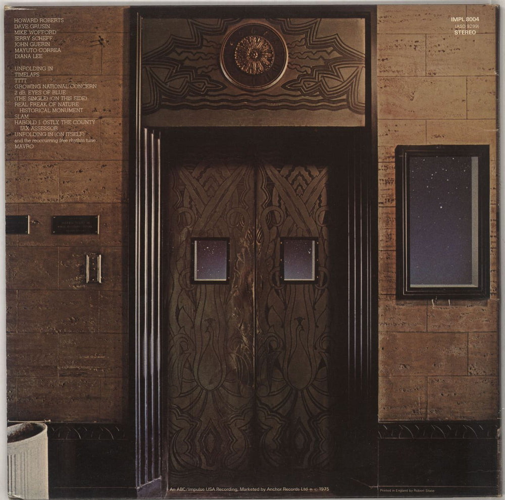 Howard Roberts Equinox Express Elevator UK vinyl LP album (LP record)