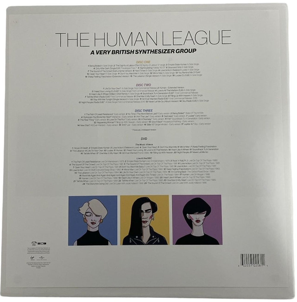 Human League A Very British Synthesizer Group UK box set HUMBXAV753797