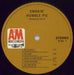 Humble Pie Smokin' UK vinyl LP album (LP record) HMBLPSM851247