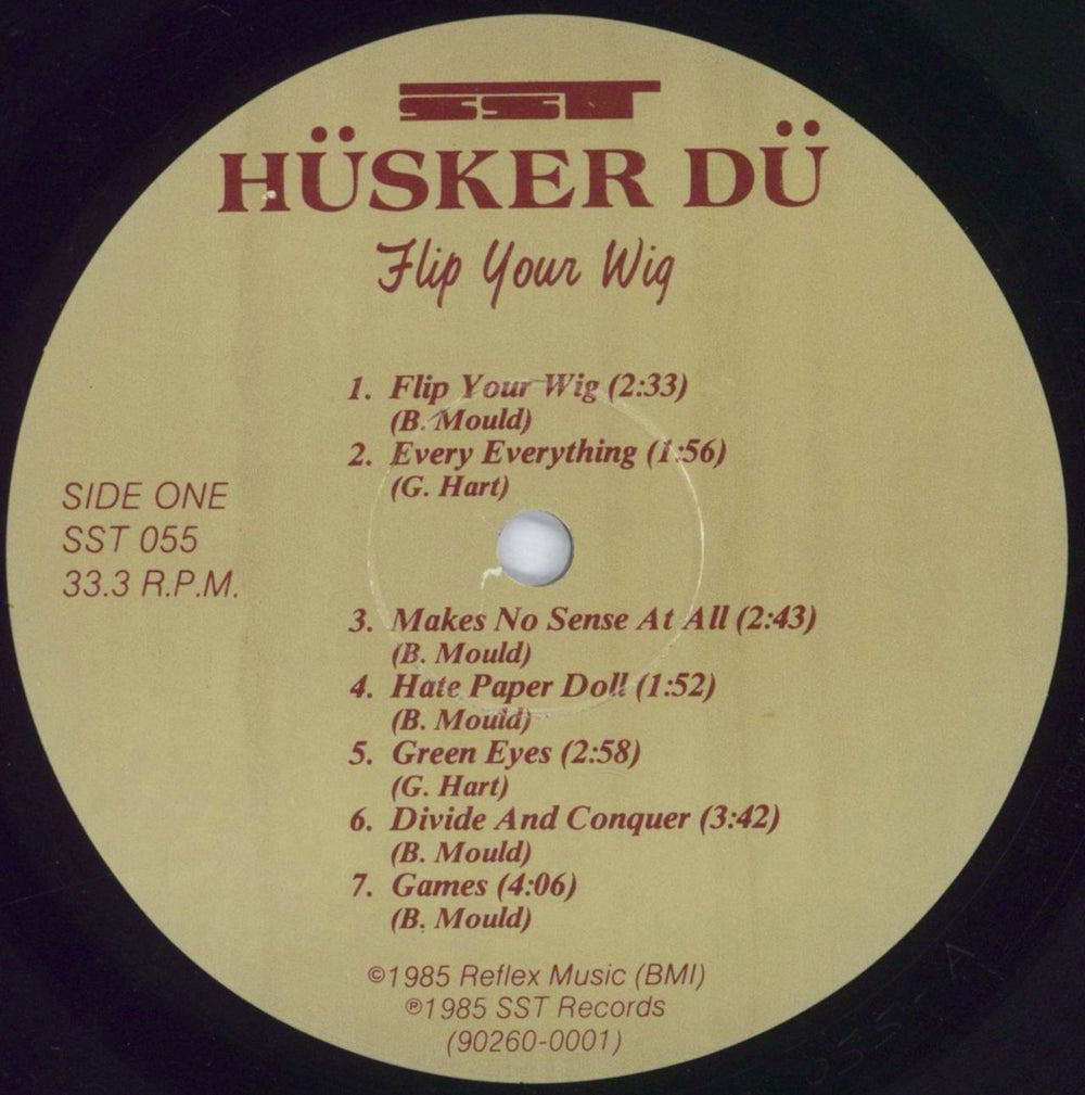 Husker Du Flip Your Wig - EX US vinyl LP album (LP record) HDULPFL832586