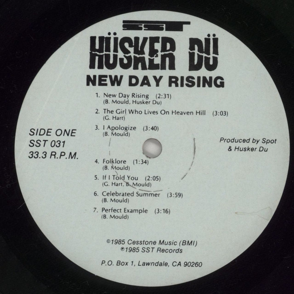 Husker Du New Day Rising US vinyl LP album (LP record) HDULPNE393058