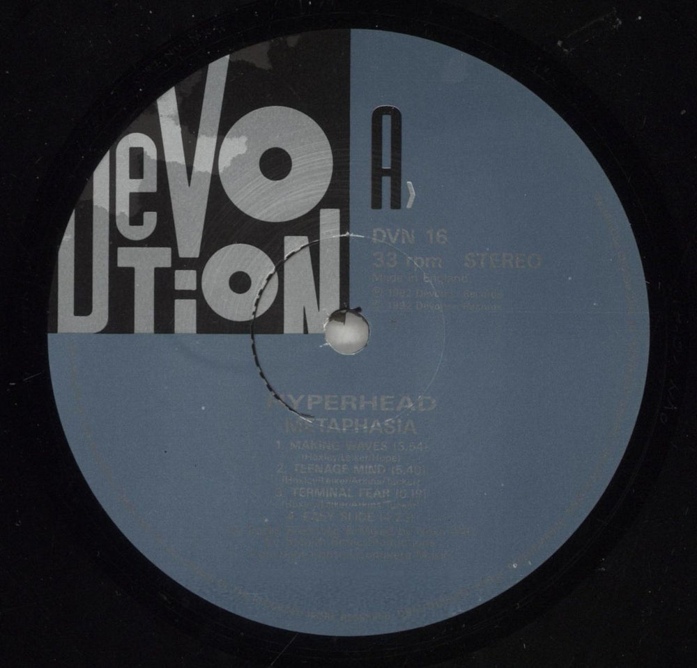 Hyperhead Metaphasia + PR Sheet UK vinyl LP album (LP record) HB0LPME874597