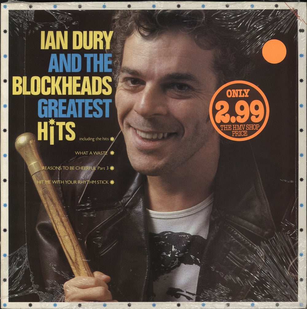 Ian Dury Greatest Hits UK vinyl LP album (LP record) FA3031