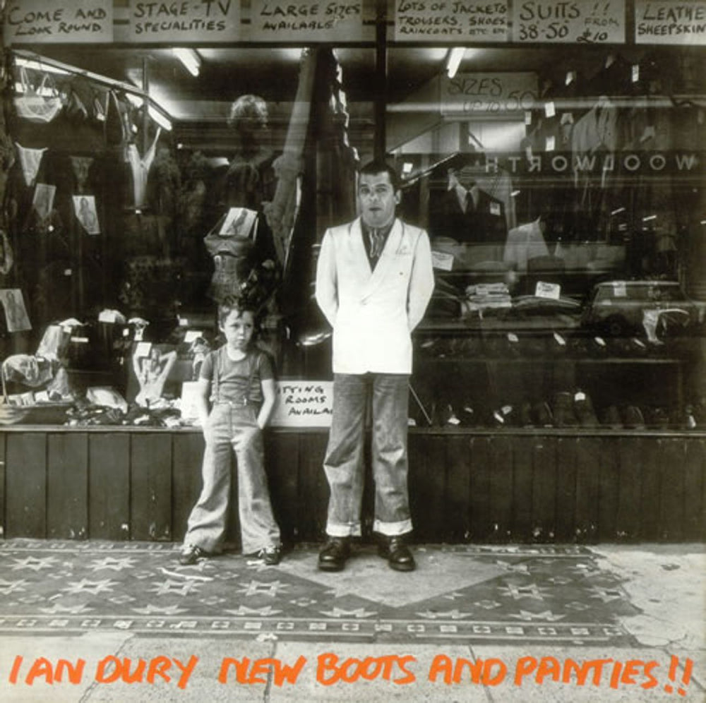 Ian Dury New Boots And Panties + Insert Portugese vinyl LP album (LP record) SEEZ4NP