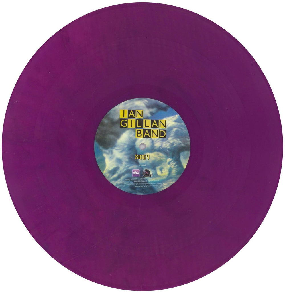 Ian Gillan Clear Air Turbulence - Purple Vinyl UK vinyl LP album (LP record) GILLPCL839339