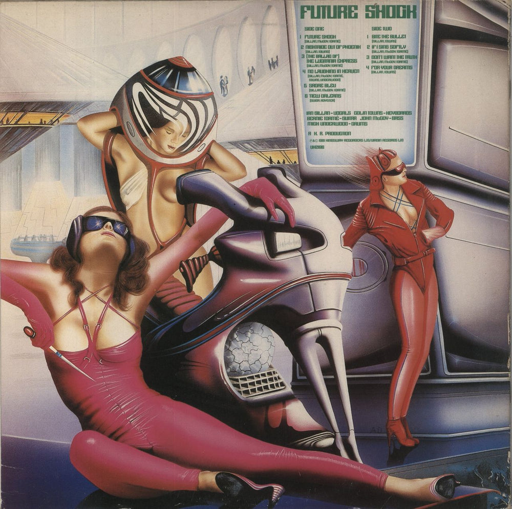 Ian Gillan Future Shock - Gatefold Sleeve With Booklet UK vinyl LP album (LP record)