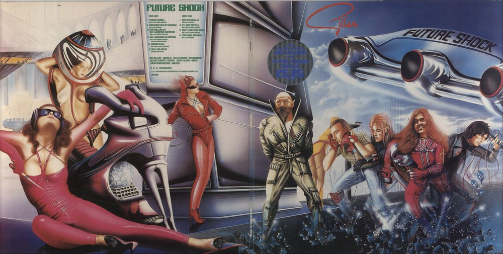 Ian Gillan Future Shock - Stickered Gatefold Sleeve With Booklet UK vinyl LP album (LP record)