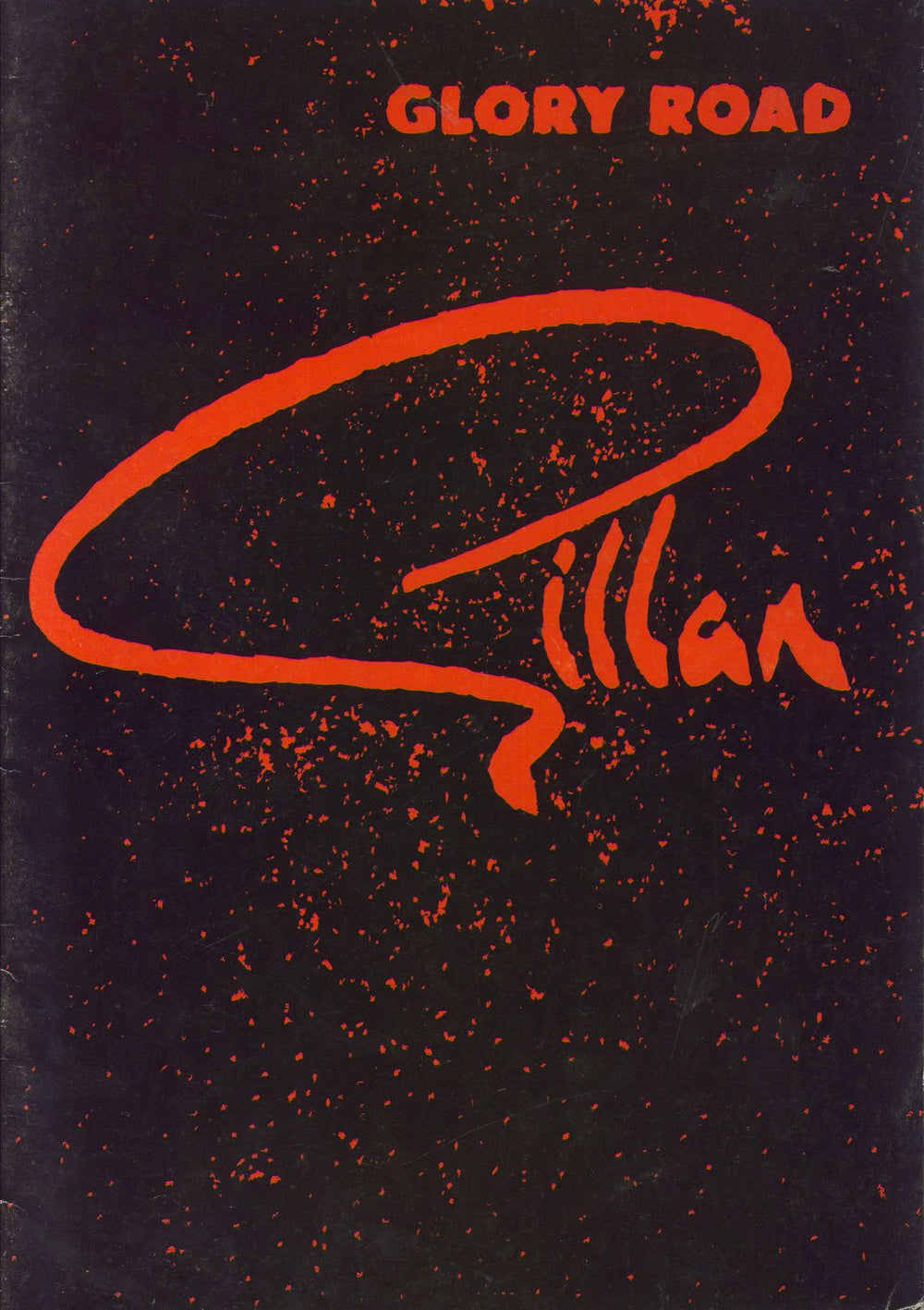 Ian Gillan Glory Road UK tour programme TOUR PROG