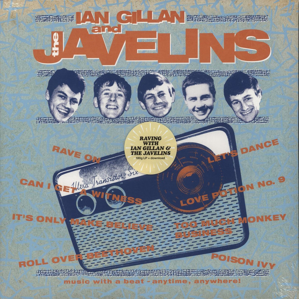 Ian Gillan Raving With Ian Gillan & The Javelins - Sealed German vinyl LP album (LP record) 0213853EMX