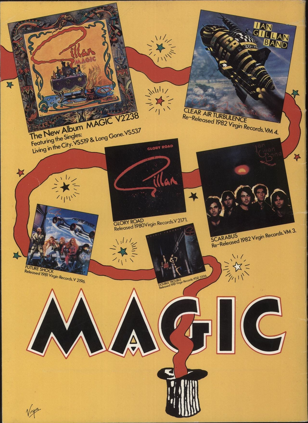 Ian Gillan Souvenir Programme + Poster UK tour programme