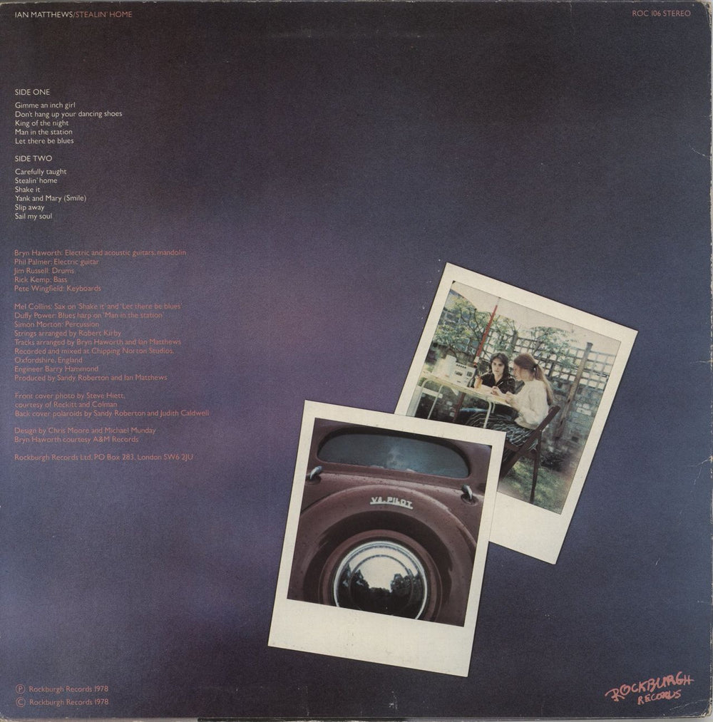 Ian Matthews Stealin' Home - Green Vinyl UK vinyl LP album (LP record)