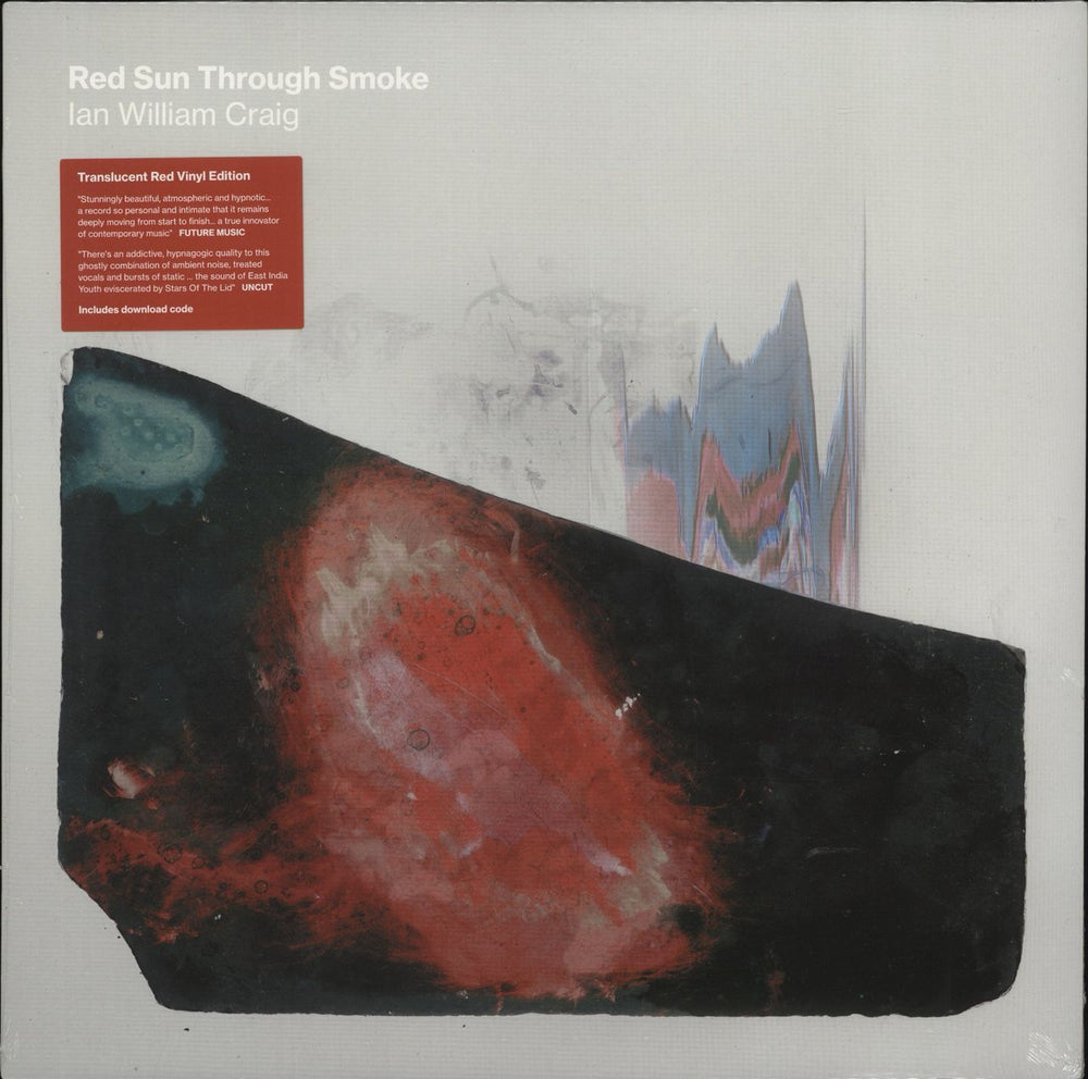 Ian William Craig Red Sun Through Smoke - Red Vinyl - Sealed UK vinyl LP album (LP record) LP13-38