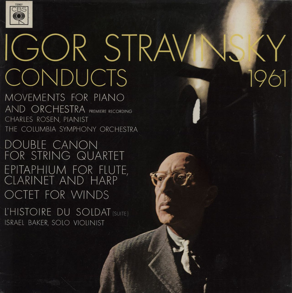 Igor Stravinsky Conducts, 1961 UK vinyl LP album (LP record) 72007