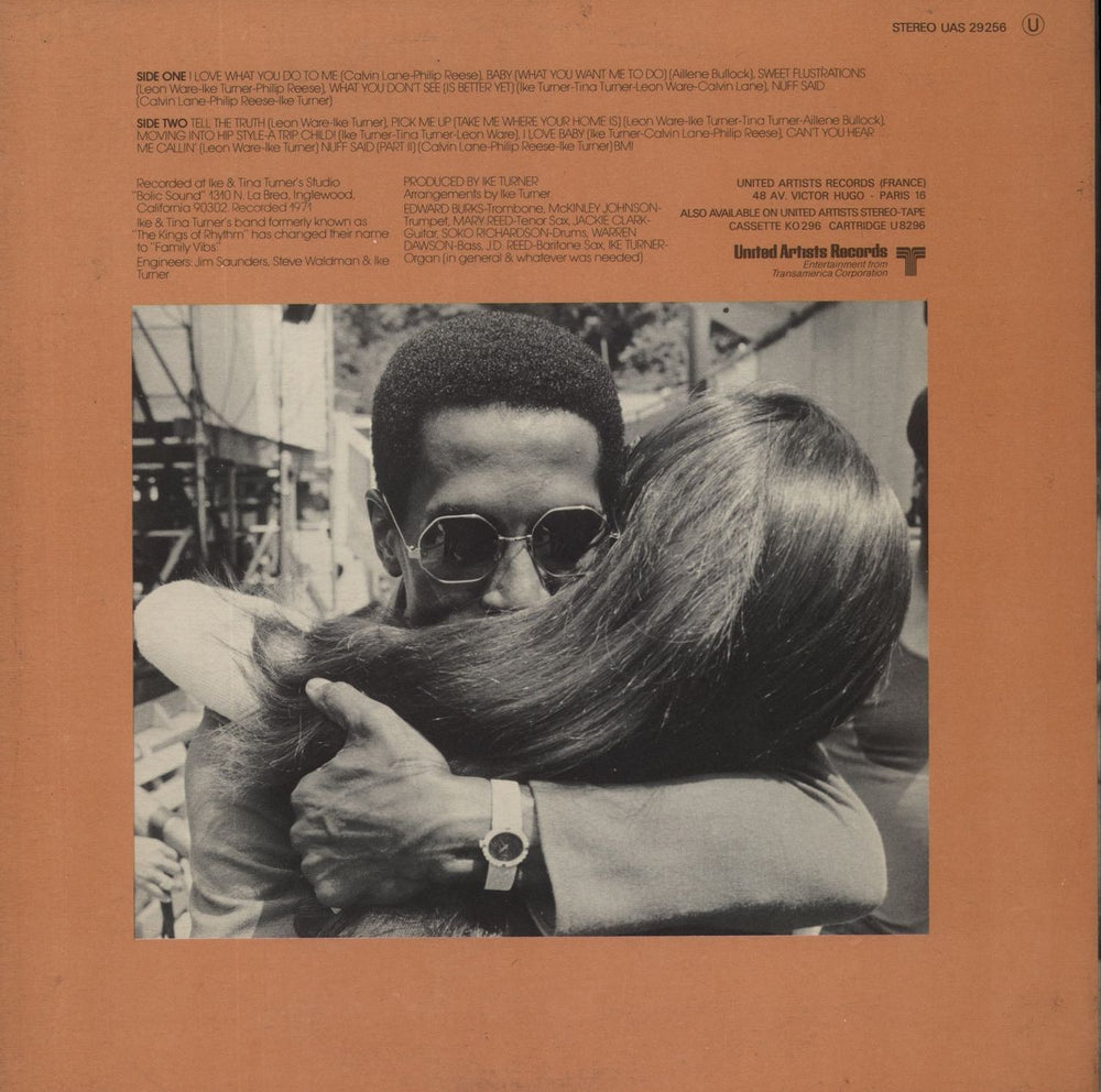 Ike & Tina Turner Nuff Said French vinyl LP album (LP record)