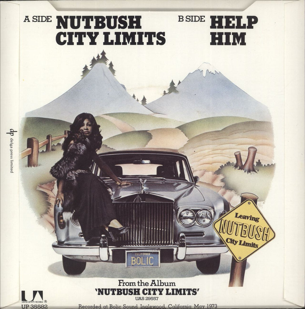 Ike & Tina Turner Nutbush City Limits - P/S UK 7" vinyl single (7 inch record / 45)