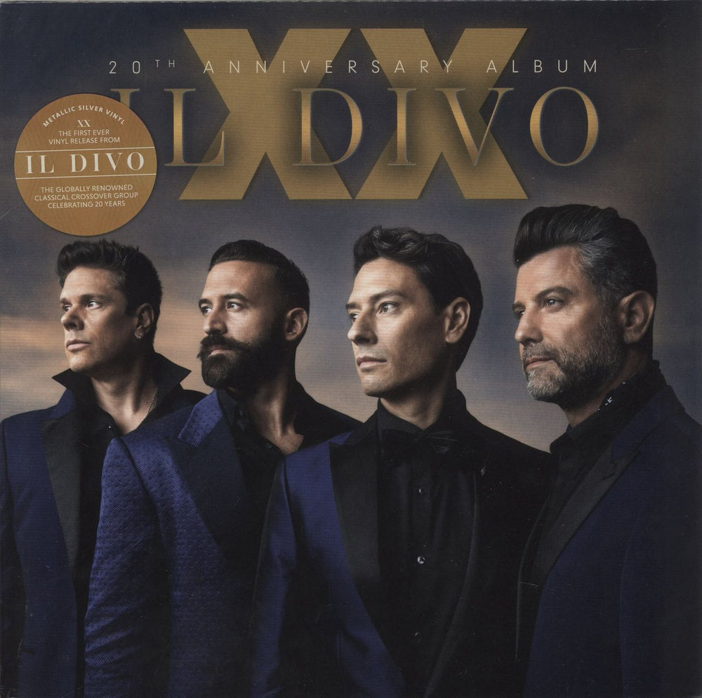 Il Divo XX - Metallic Silver Vinyl - Sealed UK vinyl LP album (LP record) 691835888734