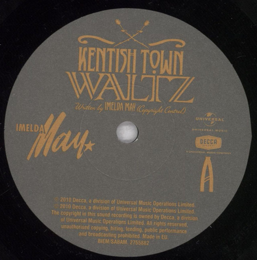 Imelda May Kentish Town Waltz UK 7" vinyl single (7 inch record / 45) IM-07KE579412