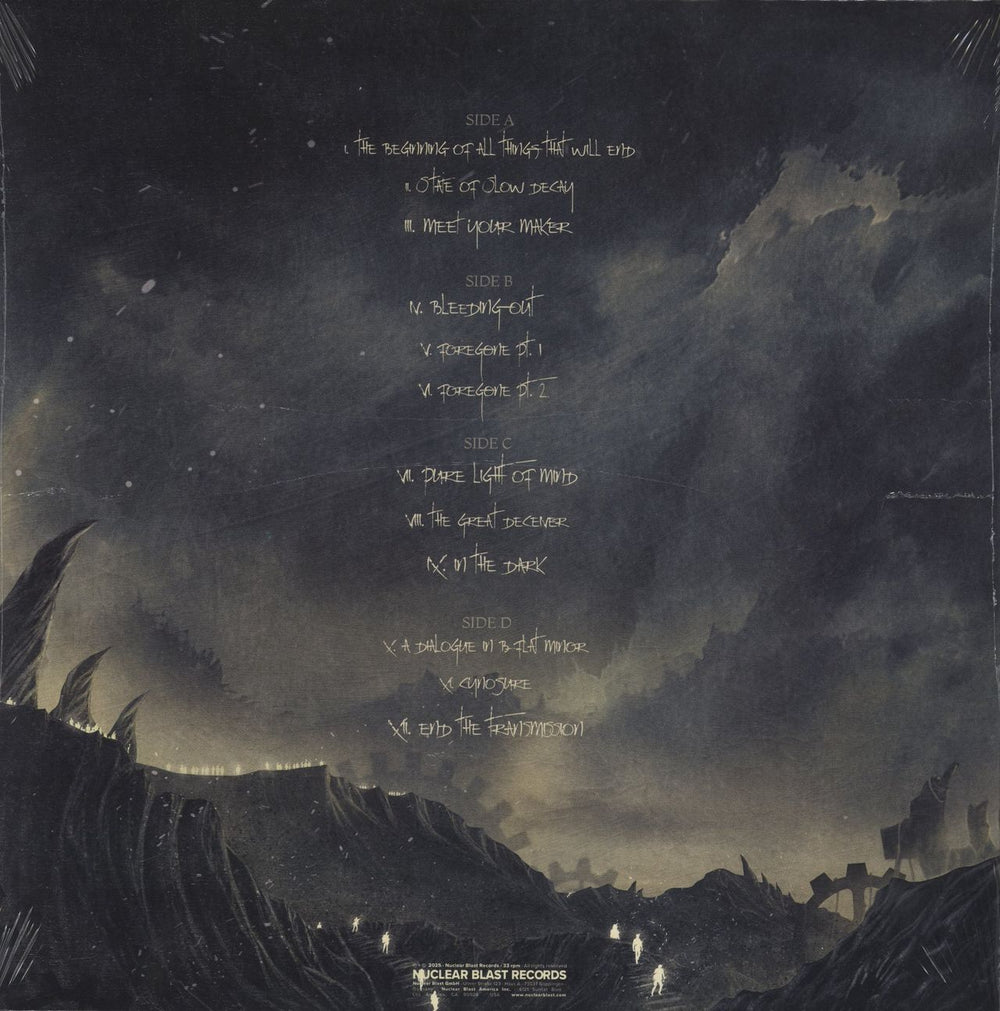 In Flames Foregone - Blue Vinyl - Sealed UK 2-LP vinyl record set (Double LP Album) 4065629668822