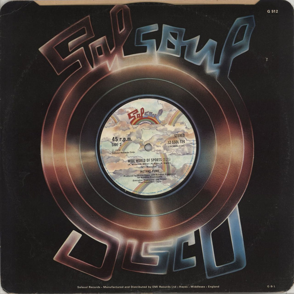 Instant Funk Got My Mind Made Up UK 12" vinyl single (12 inch record / Maxi-single)