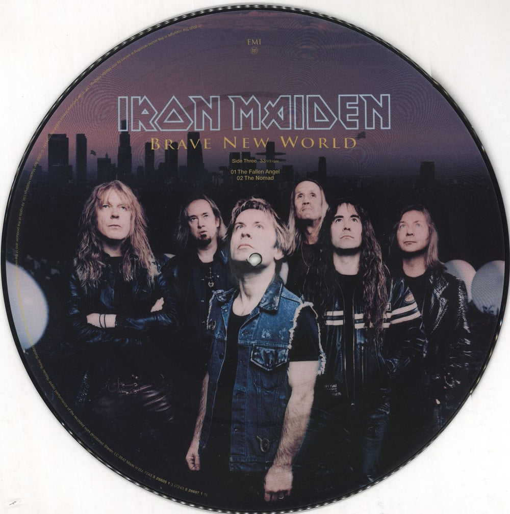 Iron Maiden Brave New World - EX UK picture disc LP (vinyl picture disc album) 2000