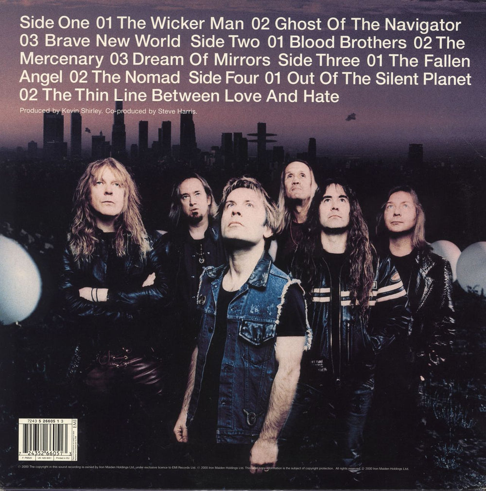 Iron Maiden Brave New World - EX UK picture disc LP (vinyl picture disc album) 724352660513