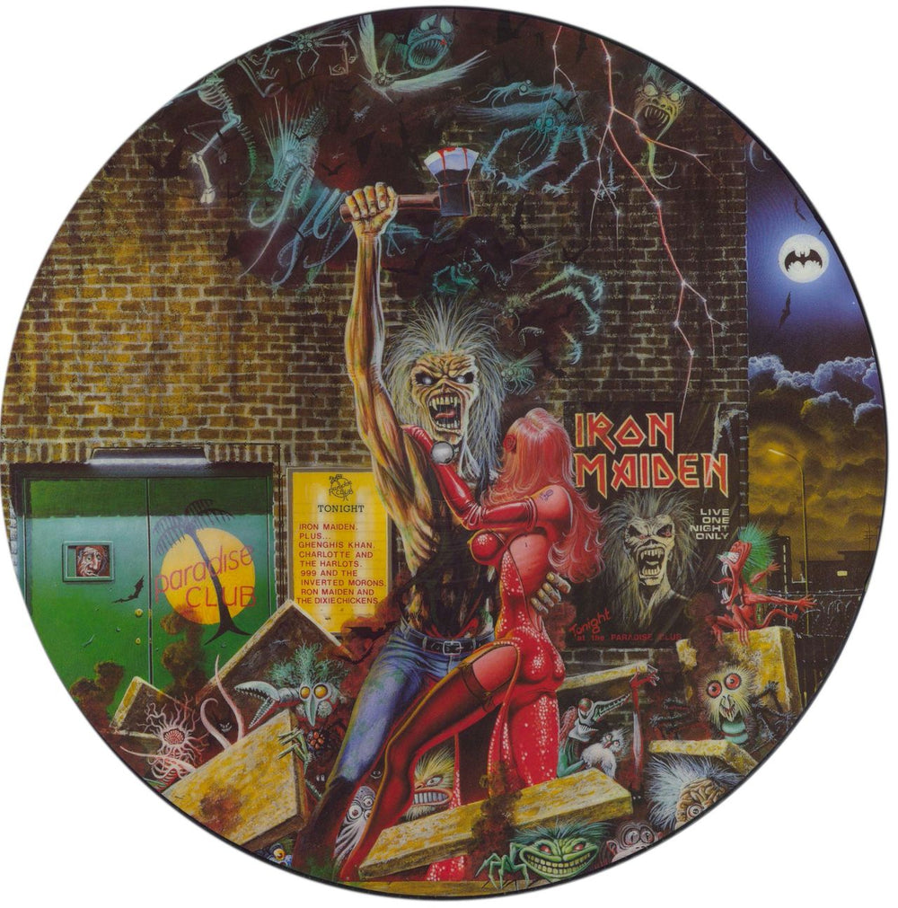 Iron Maiden Bring Your Daughter To The Slaughter UK 12" vinyl picture disc (12 inch picture record) 12EMPD171