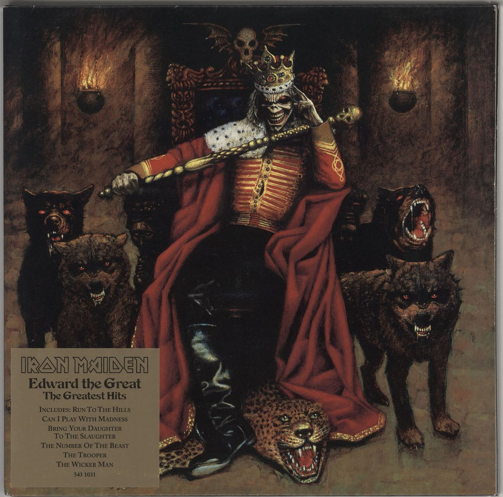 Iron Maiden Edward The Great + Poster UK picture disc LP (vinyl picture disc album) 5431031