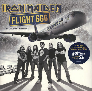 Iron Maiden Flight 666 - Sealed - EMI Records UK picture disc LP (vinyl picture disc album) 6977571