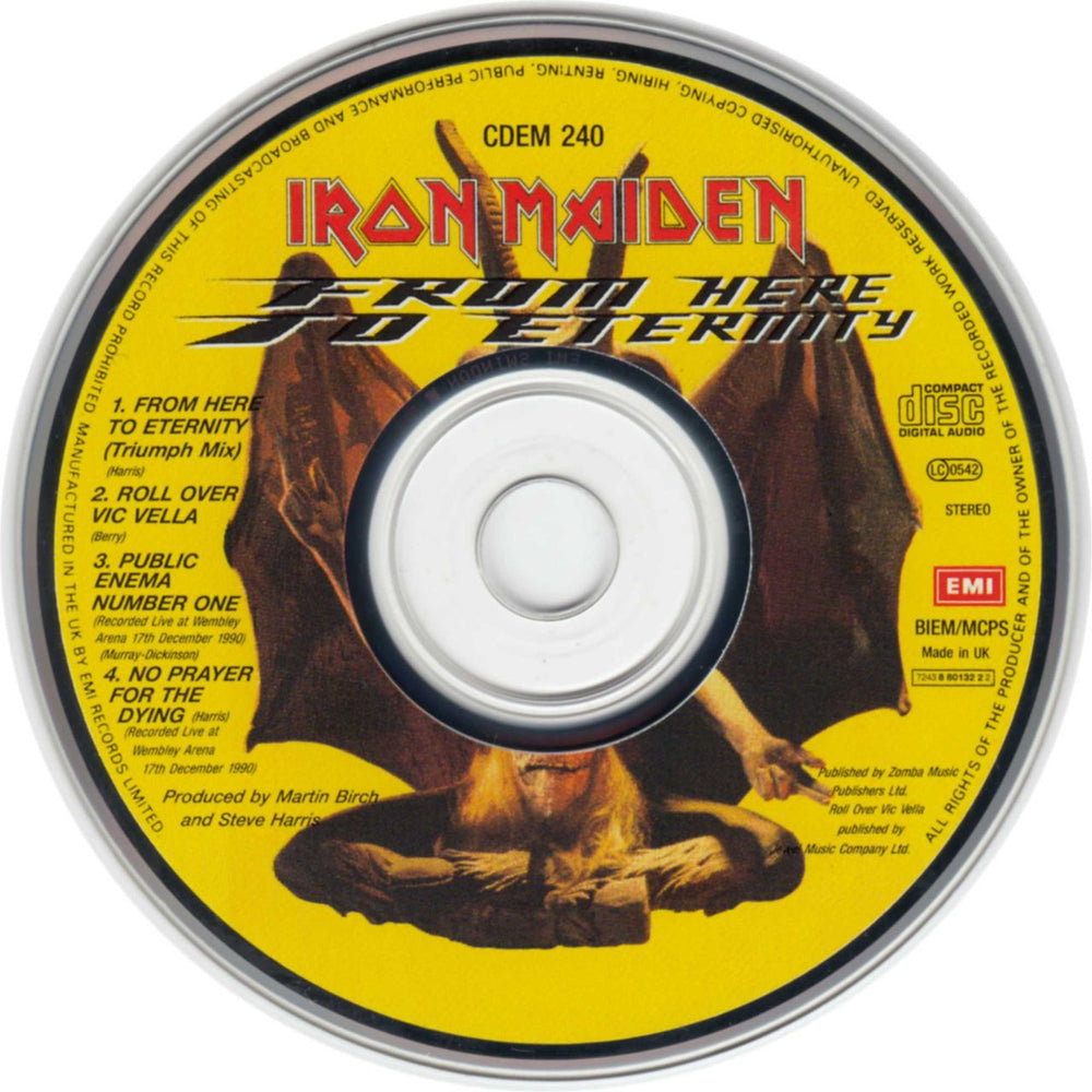 Iron Maiden From Here To Eternity - Digipak - EX UK CD single (CD5 / 5") 724388013222