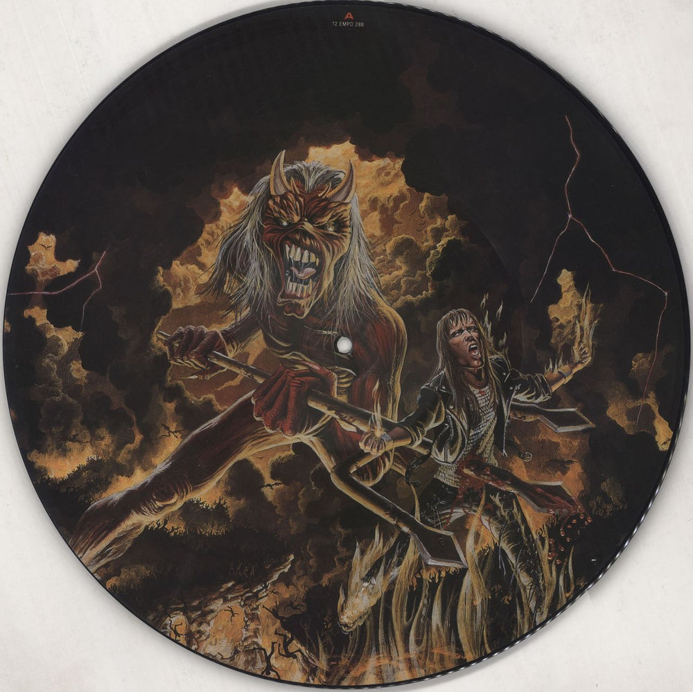 Iron Maiden Hallowed Be Thy Name UK 12" vinyl picture disc (12 inch picture record) 724388095266