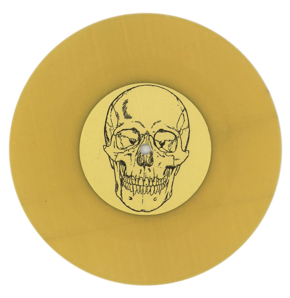 Iron Maiden Interview - Yellow UK 7" vinyl single (7 inch record / 45) MAIDEN7