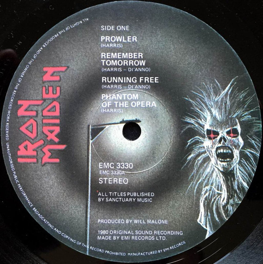 Iron Maiden Iron Maiden - 1st - VG UK vinyl LP album (LP record) IROLPIR751985