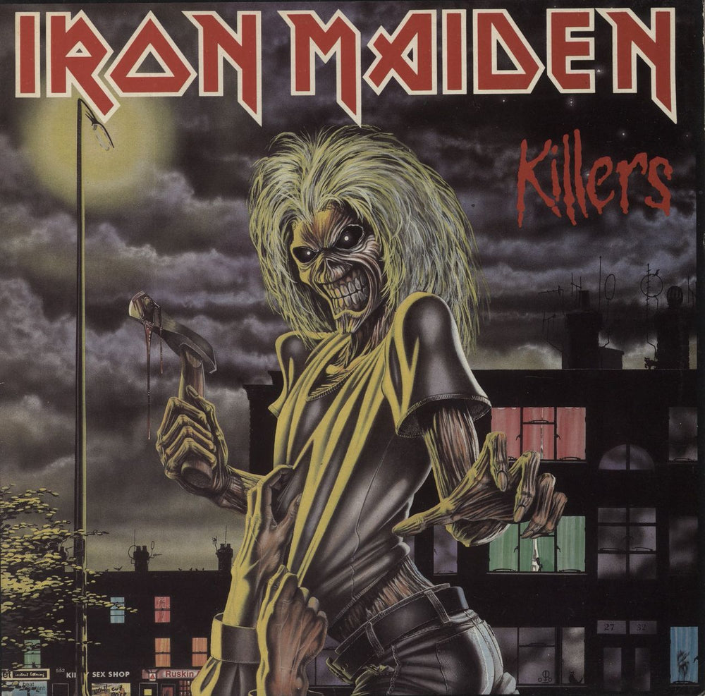 Iron Maiden Killers - 1st - EX UK vinyl LP album (LP record) EMC3357