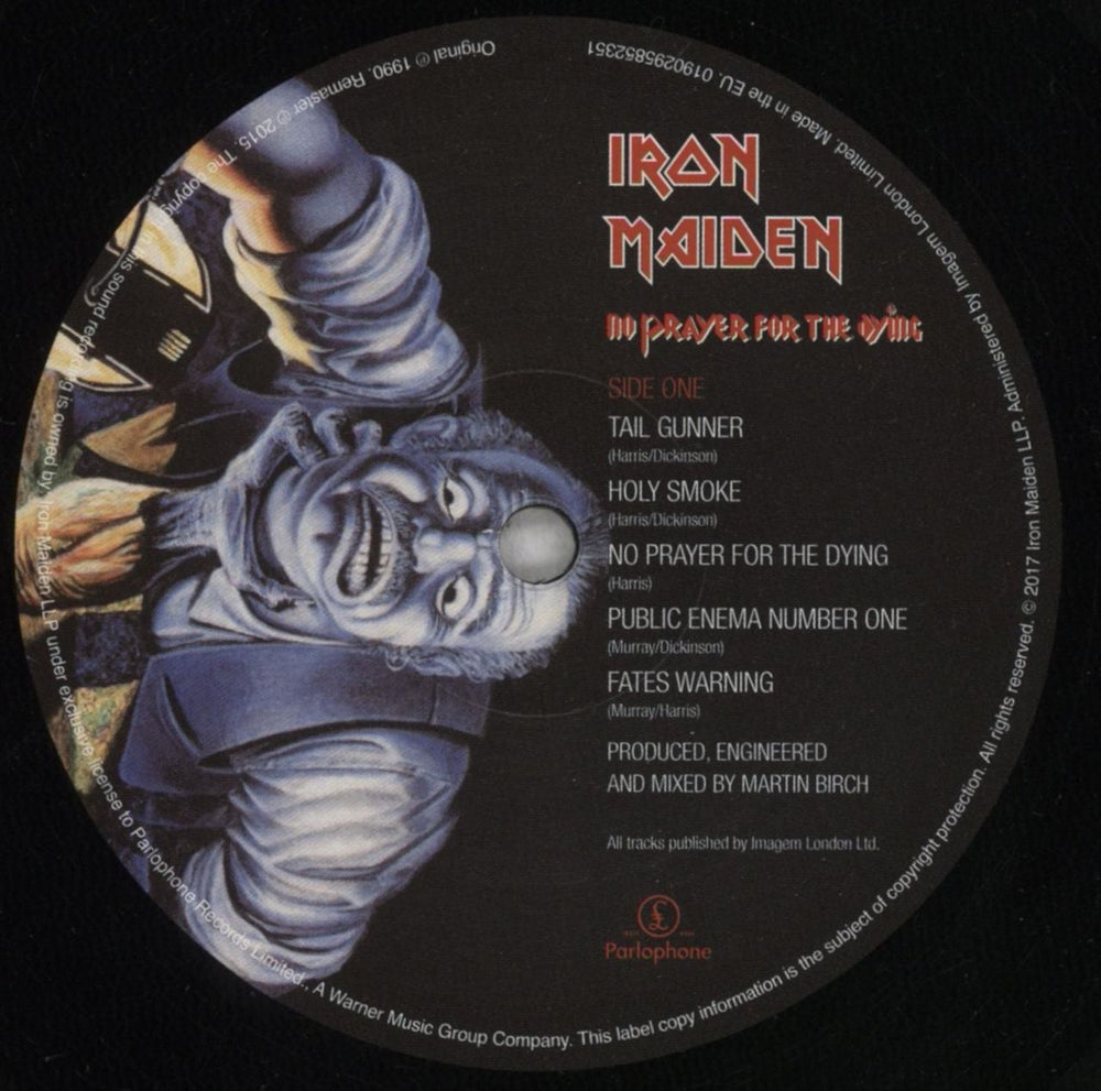 Iron Maiden No Prayer For The Dying - 180 Gram UK vinyl LP album (LP record) IROLPNO840792