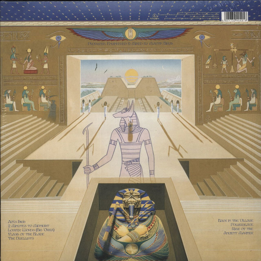 Iron Maiden Powerslave - Zoetrope Animated Picture Disc Edition - Sealed UK picture disc LP (vinyl picture disc album) IROPDPO871142