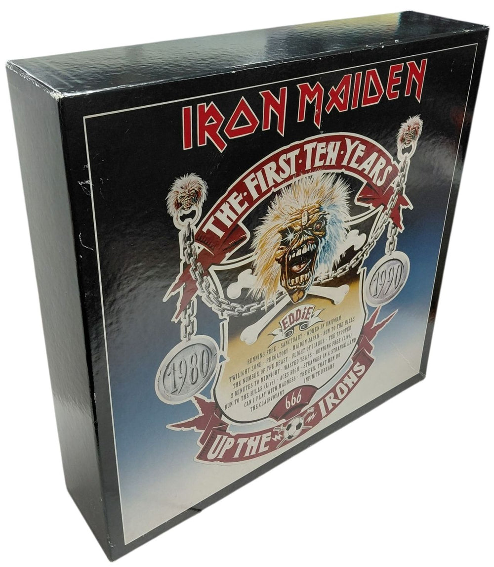 Iron Maiden The First Ten Years Box - EX++ UK Vinyl Box Set IRN1~10