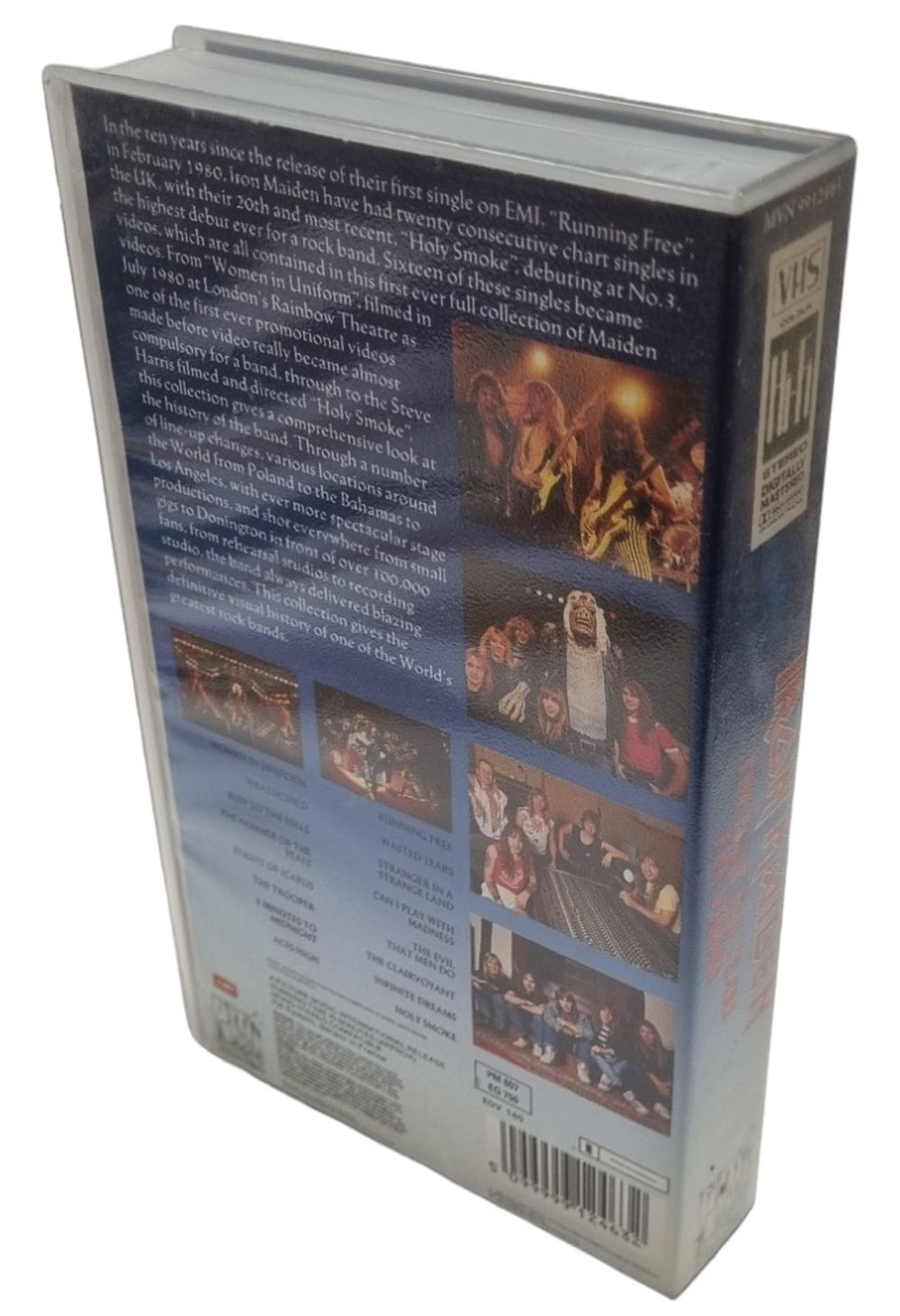 Iron Maiden The First Ten Years UK video (VHS or PAL or NTSC) IROVITH166703