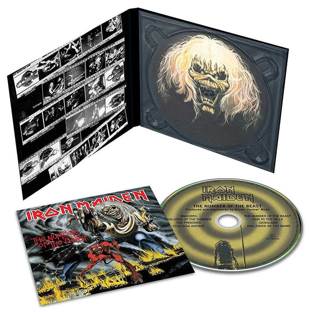 Iron Maiden The Number Of The Beast - Remastered UK CD album (CDLP) 190295567743