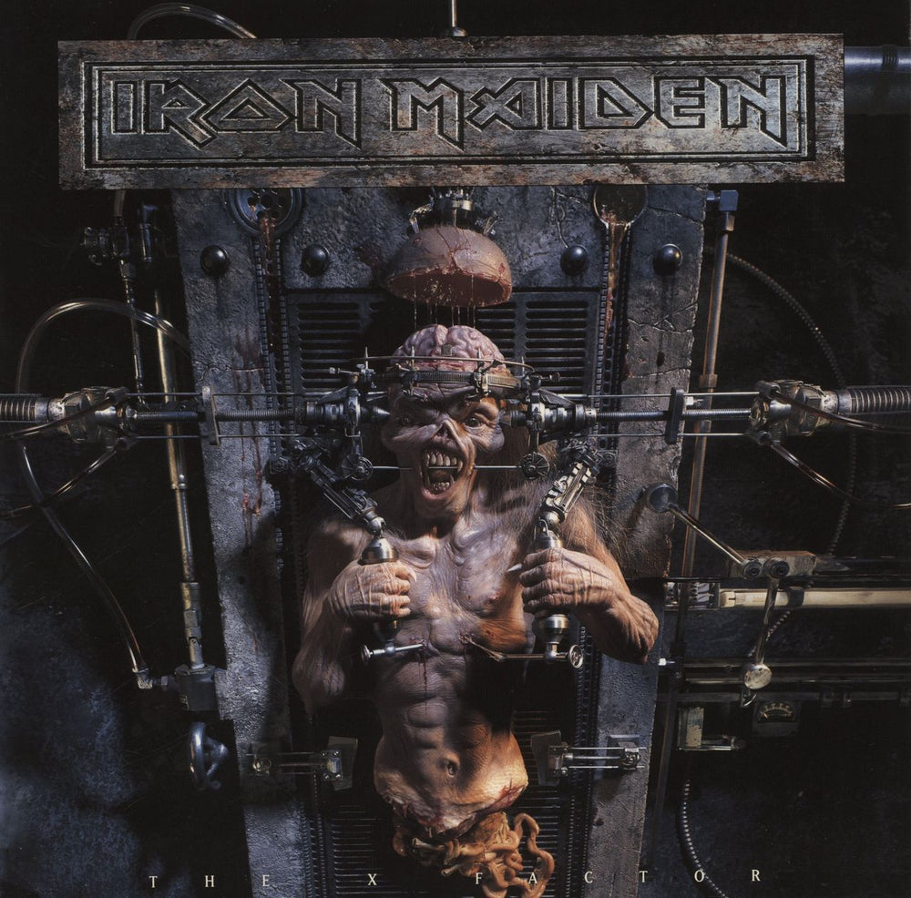 Iron Maiden The X Factor - 180 Gram UK 2-LP vinyl record set (Double LP Album) 0190295852009