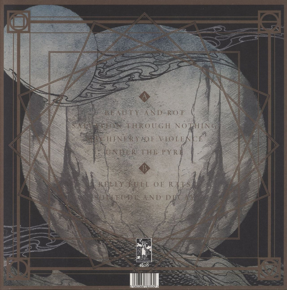 Iron Witch A Harrowed Dawn - Bronze & Black Vinyl UK vinyl LP album (LP record) 5060366783530